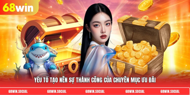 Yếu tố tạo nên sự thành công của chuyên mục ưu đãi
